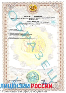 Образец сертификата соответствия (приложение) Усть-Илимск Сертификат ISO 14001