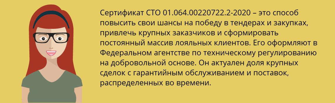 Получить сертификат СТО 01.064.00220722.2-2020 в Усть-Илимск