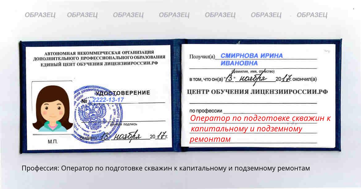 Оператор по подготовке скважин к капитальному и подземному ремонтам Усть-Илимск
